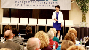 Rita speaking at Academy of Dental Management Consultants ADMC